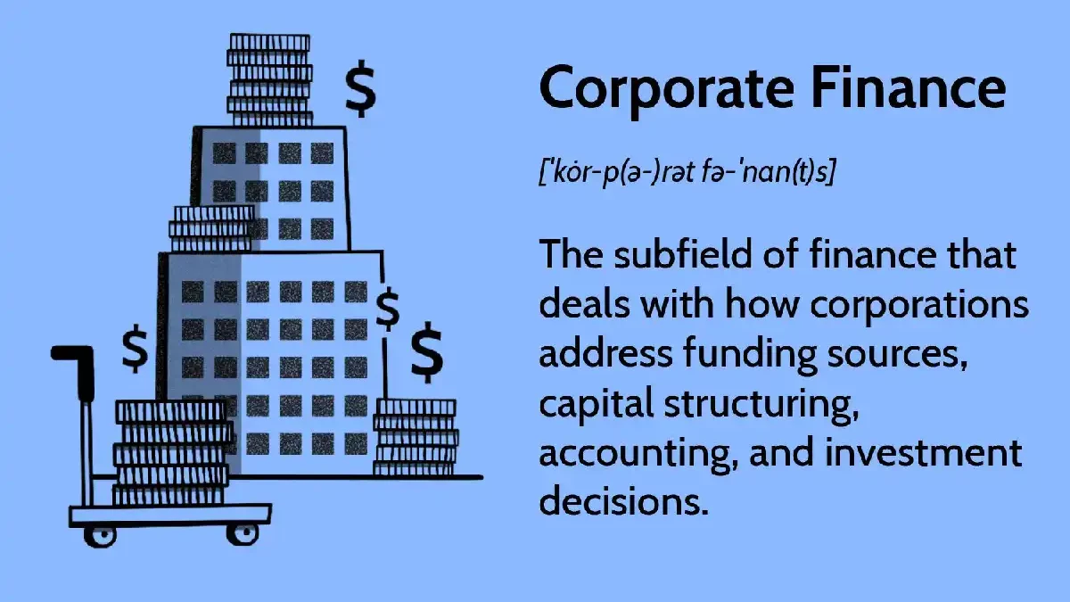 How does corporate finance work?