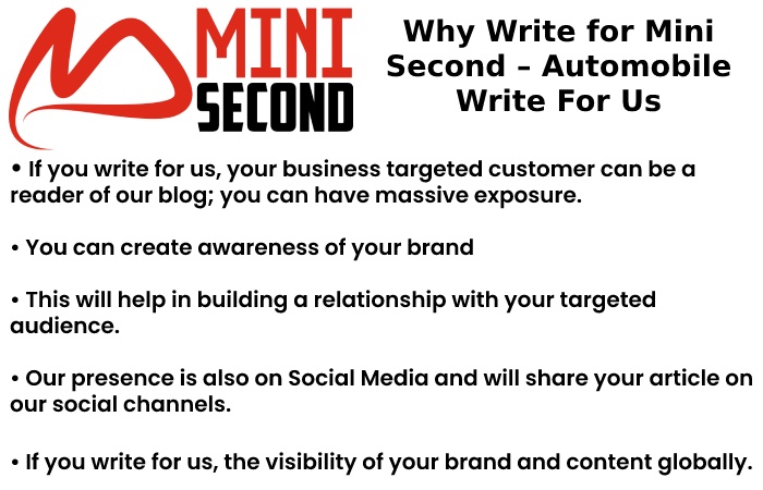 Why Write for Mini Second – Automobile Write For Us