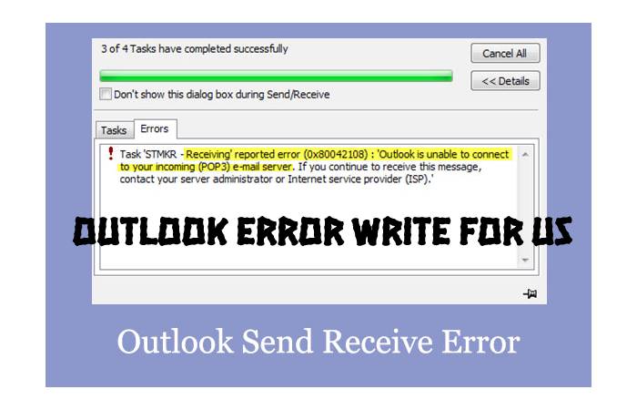 Outlook Error Write For Us